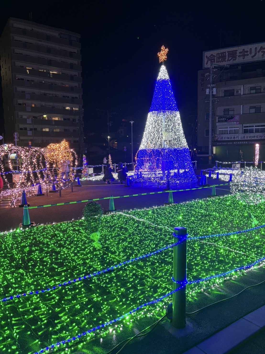 岩国駅東口のイルミネーション2