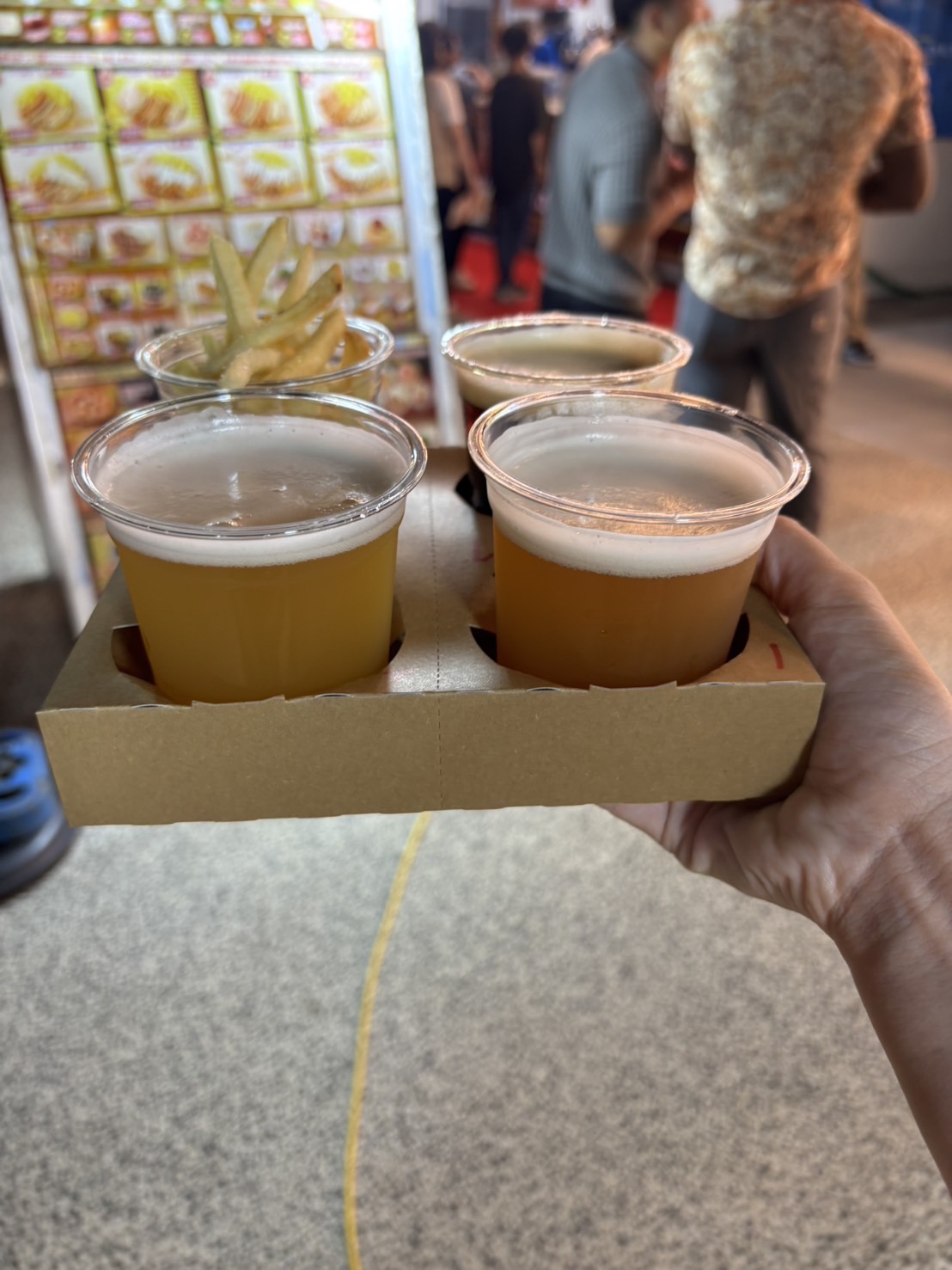 ビールの飲み比べ