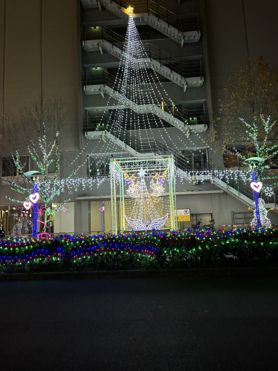 岩国YCAM前イルミネーション