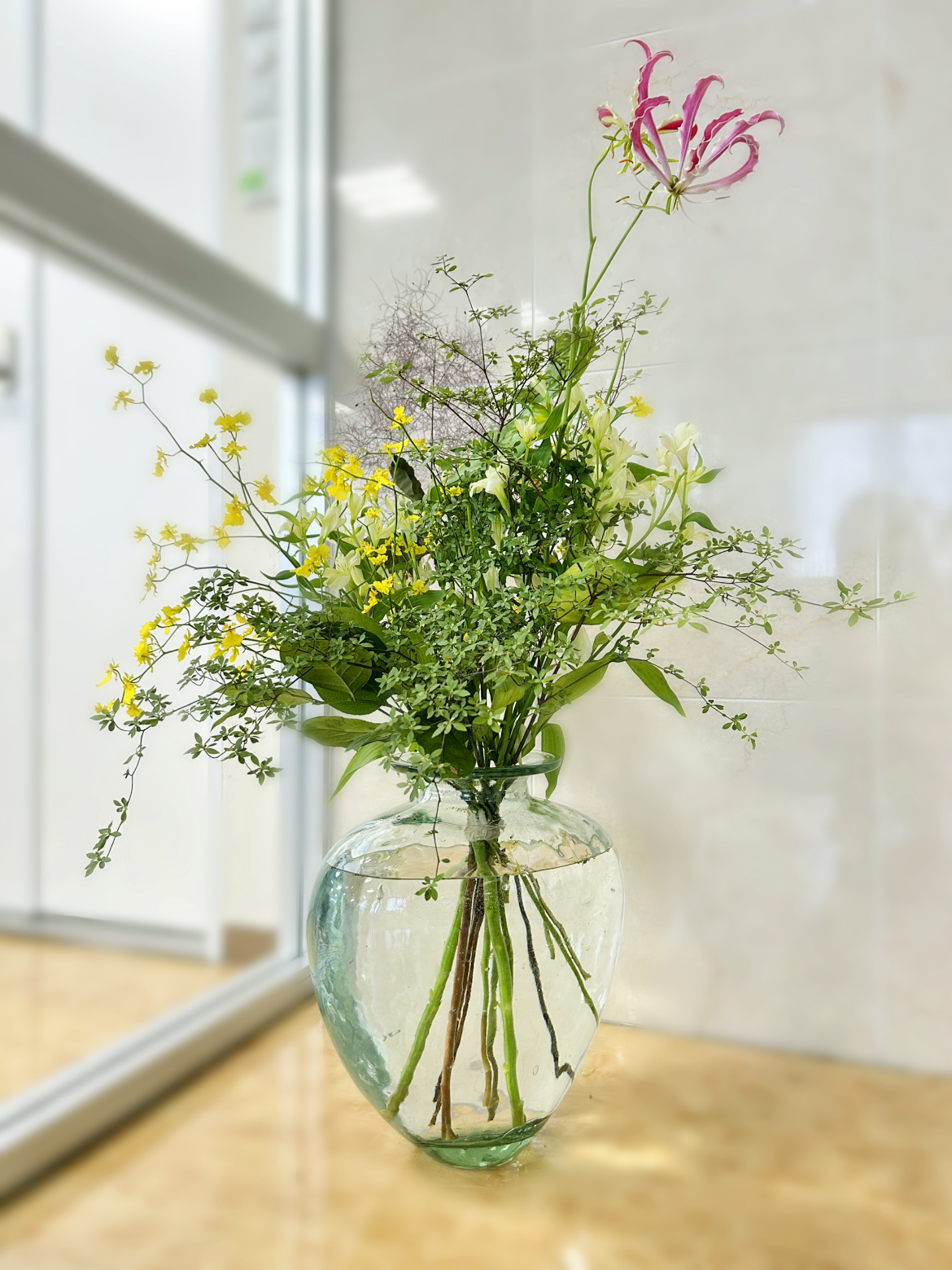 会社のお花