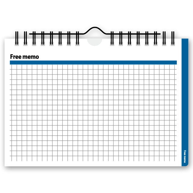 カラーインデックス・ビター｜大広カレンダー