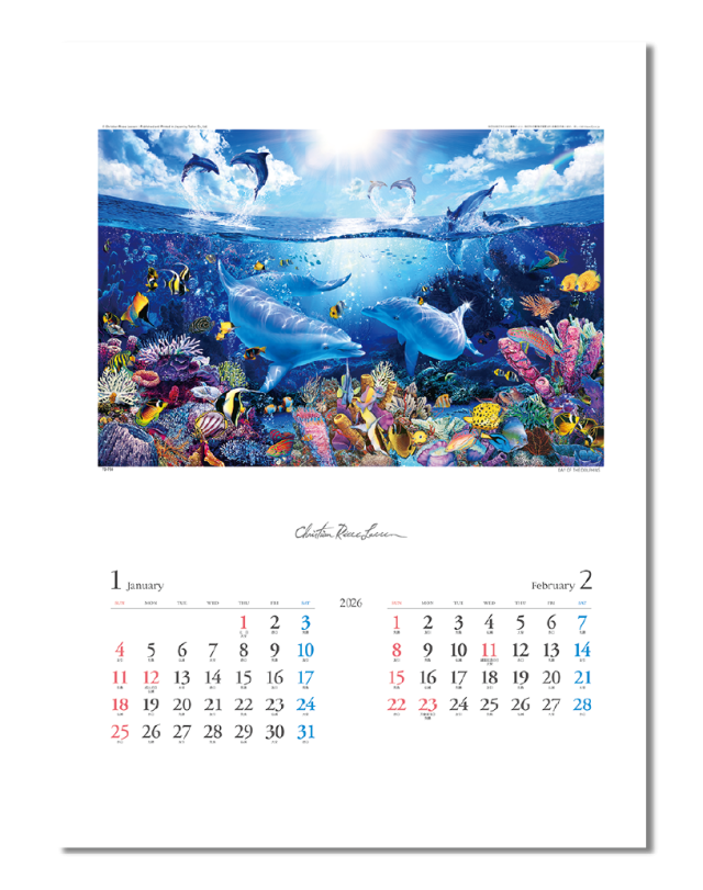 クリスチャン・リース・ラッセン｜大広カレンダー